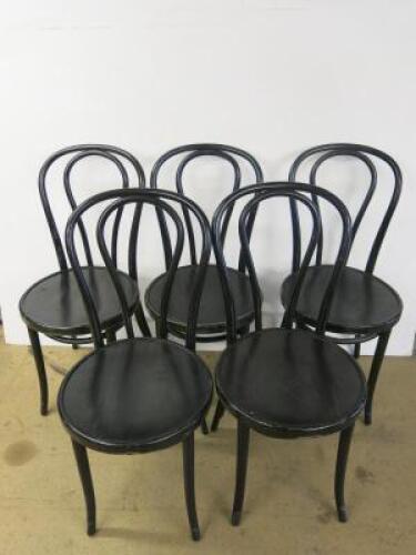 23 x Fameg Wooden Bentwood Bistro Dining Chairs.