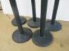 5 x Crowd Control Retractable Belt Barriers. - 3