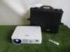 NEC DLP Projector, Model P502HL with Remote. Comes with Genuine Peli 1620 Case.