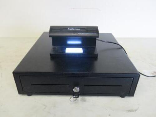 Safehaus 9 Watt Ultraviolet Note Detector & Metal Cash Drawer with Key.