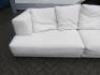 Depadova Alberese Modular Sofa Designed by Piero Lissoni in Cream Fabric. Comes with 4 Base Pieces & 4 x Base Cushions & 5 x Square Cushions. Size H66 x W350 & 275 x D100cm. - 5