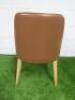 Antonio Citterio 'Maxalto Febo' B&B Italia Tan Leather Chair. - 3