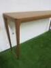 Ceccitticollezioni Walnut Contemporary Design Consule Table. Size H85 x W180 x D45cm. - 3