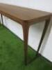 Ceccitticollezioni Walnut Contemporary Design Consule Table. Size H85 x W180 x D45cm. - 5