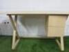 Maxalto Sidus Writing Desk with 2 Draws. Size H72 x W144 x D64cm. - 4