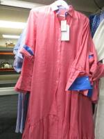 7 x PDN London Stephanie with Frills Coral Dress, Various Sizes. RRP £295 each.