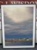 Andrea Jarvis Hamilton Artwork, Framed & Mounted of 'Small Scandinavian Seaside Town' Signed by Artist Limited Edition 2/6. Overall Size 170.5 x 132cm. NOTE: Signs of light damage to artwork as viewed/pictured.