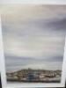 Andrea Jarvis Hamilton Artwork, Framed & Mounted of 'Small Scandinavian Town with Radar Domes' Signed by Artist Limited Edition 2/6. Overall Size 142 x 111cm. NOTE: Signs of damage to artwork as pictured/viewed. - 2