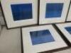 Set of Five Andrea Jarvis Hamilton Artworks, Framed, Glazed & Mounted Depicting 'Different Compositions of Blue Sea Horizon' Signed by Artist Limited Editions 1/6. Overall Size 53 x 59cm. - 5