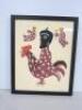 Artist Proof, Framed, Art Glazed & Mounted by Artist Manuel Mendive (Untitled), Signed by Artist and A/P. Overall Size 26 x 32cm.