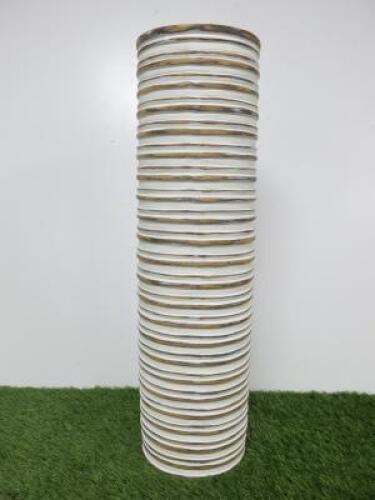 Ceramic Tall Vase in White. Size H52cm.