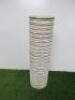 Ceramic Tall Vase in White. Size H52cm. - 2