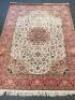 Persian Fine Tabriz Rug, Size 350 X 252cm. Purchased in Florida in 1996. NOTE: Appears in Good Condition.