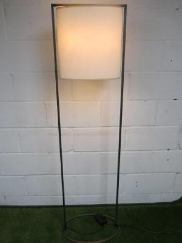 Kevin Reilly Steaman Dimmer Floor Lamp. Size H165cm. NOTE: power to dimmer unit but bulbs not illuminating.