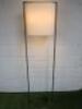 Kevin Reilly Steaman Dimmer Floor Lamp. Size H165cm. NOTE: power to dimmer unit but bulbs not illuminating.