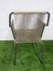 Roda Harp 368 Sled Base Garden Easy Chair with Armrests. - 5