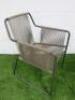 Roda Harp 368 Sled Base Garden Easy Chair with Armrests. - 6