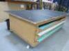 Mobile Cutting & Setting Table 3.05m x 1.52m.