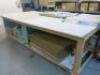 Mobile Cutting & Setting Table 3.05m x 1.52m. - 2