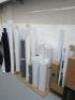 Stock of Open Rolls Printing Material, Various Paper, Vinyl & Application Tape with Stands (As Pictured/Viewed). - 17