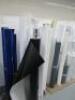 Stock of Open Rolls Printing Material, Various Paper, Vinyl & Application Tape with Stands (As Pictured/Viewed). - 19