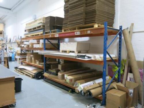 Double Bay Heavy Duty Racking 3 Shelves Per Bay.