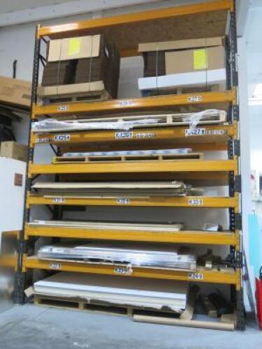 Single Bay Heavy Duty Racking, Approx 5m with 6 Shelves.