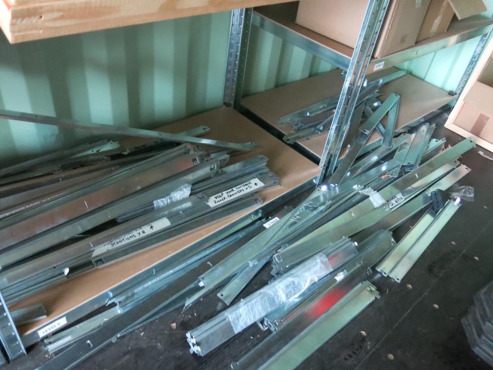 Woodworking Plastic Container Rack 10 x Boltless Lightweight Shelving Racks with Wood Shelves. NOTE: in ...