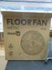 2 x Homia Metal Floor Fans (1 x Boxed). - 3