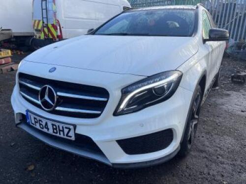 LP64 BNZ: Mercedes GLA 200 CDI AMG Line Premium Plus, Auto in White. Auto, Diesel, 2143cc, Mileage 66,000. Comes with Key, Service Receipts, No V5.