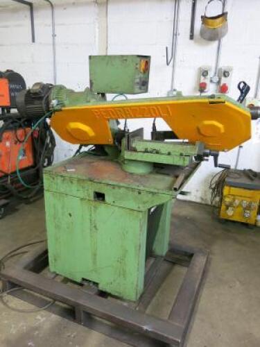 Pedrazzoli Horizontal Bandsaw, Model Brown S.N.230, 3 Phase.