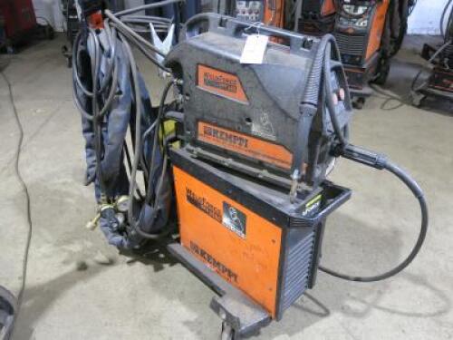 Kemppi Weld Force KPS 3500 Mig Welder with Kemppi Weld Force KWF300 Wire Feed, 3 Phase with Attachments (As Viewed).