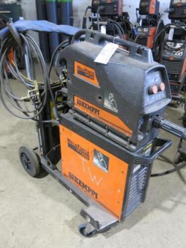 Kemppi Weld Force KPS 3500 Mig Welder with Kemppi Weld Force KWF300 Wire Feed, 3 Phase with Attachments (As Viewed).