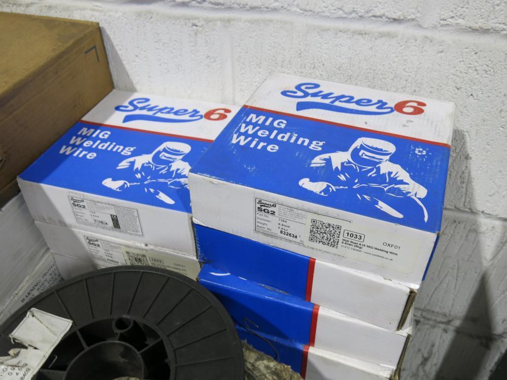 19 x Spools of Mig Wire in Assorted Sizes to Include 0.8, 0.9 & 1.0.