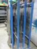 4 x Welding Screens Curtains in Blue.