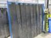 2 x Welding Screens Curtains on Castors in Blue. - 3