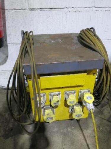 110v Site Transformers with 4 x 16v + 32 AMP Outlets.