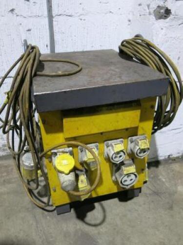 110v Site Transformers with 4 x 16v + 32 AMP Outlets.