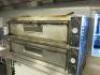 Combisteel Twin Deck Pizza Oven, Model Basic XL33L, S /N0920076, DOM 2020, 3 Phase. Size H74 x W130 x D50cm. On Stainless Steel Stand. Note: crack to glass (As Viewed/Pictured). - 2