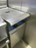 Blue Seal Twin Basket Deep Fat Fryer, Model E44, S/N 1867779, 3 Phase, Size H90 x W45 x D80cm.NOTE: comes with 1 basket.