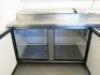 True TPP-67 Double Door S/S Pizza Prep Fridge. Size H100 x W170 x D85cm. - 3