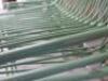 9 x Pedrali Stackable Steel Frame Chairs in Green. - 3