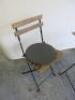 Tarno Wooden Slatted Table with 2 x Tarno Chairs & Cushions. Size H75 x W55 x D55cm. - 3