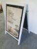 Wooden A Frame Double Sided Pavement Display. Size H110 x W72cm. - 4
