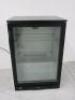 Premier Single Door Back Bar Bottle Chiller/Display Fridge, Model Prem1 Black. Left Hand - 2