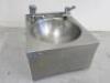 Basix Stainless Steel Hand Wash Sink with Taps.