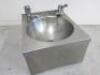 Basix Stainless Steel Hand Wash Sink with Taps. - 2