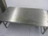 Stainless Steel Table, Size H60 x W155 x D80cm - 2