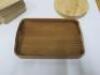 Wooden Serving Tray & Bamboo Serving Boards to Include: 1 x Serving Tray, 17 x Bamboo Serving & 3 x Pizza Cutting Boards. - 2