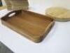 Wooden Serving Tray & Bamboo Serving Boards to Include: 1 x Serving Tray, 17 x Bamboo Serving & 3 x Pizza Cutting Boards. - 3